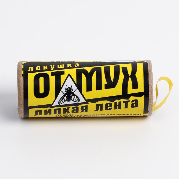 Липкая лента от мух "Каракурт", 1 шт
