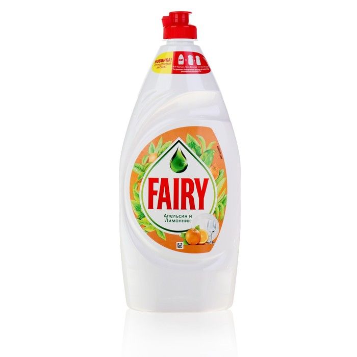 Средство для мытья посуды Fairy "Апельсин и лимонник", 900 мл