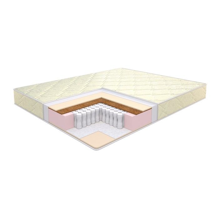 Матрас Flowers double Comfort Независимые пружины, размер 90 × 195 см, высота 18 см, трикот   483423