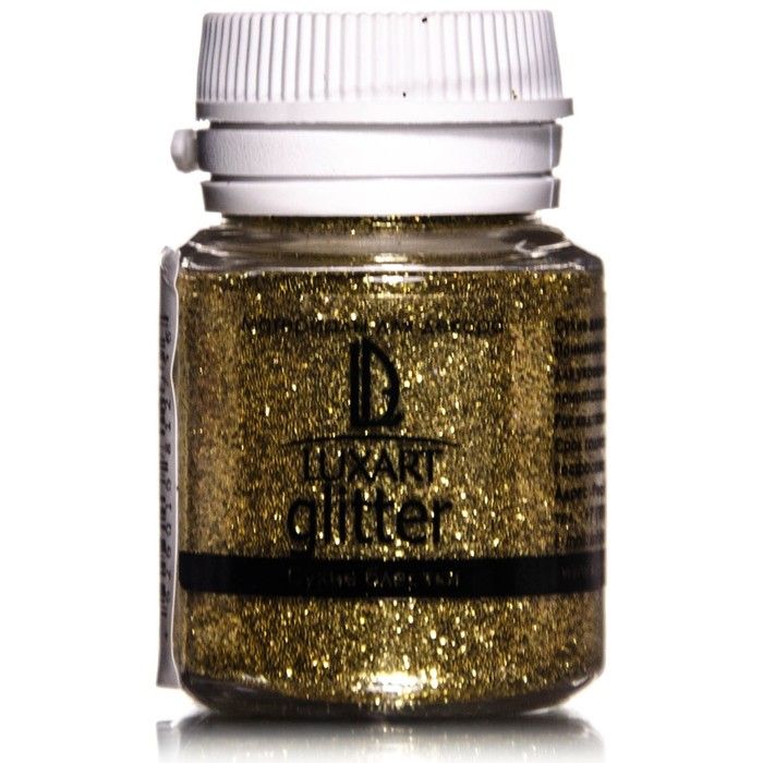 Декоративные блёстки LUXART LuxGlitter (сухие), 20 мл, золотой