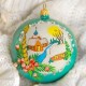 Новогодний шар ручной работы "Зимняя мелодия"